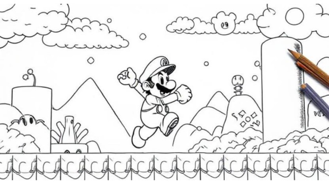 The Educational Value Behind the Fun of super mario coloring pages