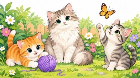 Cats Coloring Pages